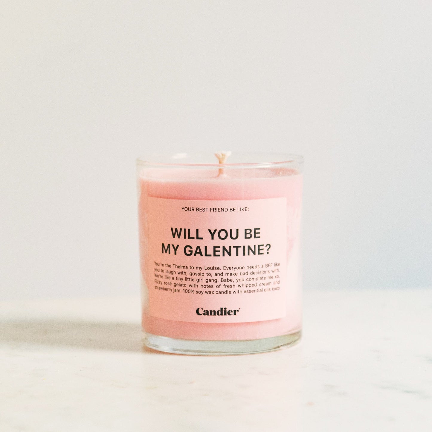 Will You Be My Galentine Candle - Forever Florals by East Olivia