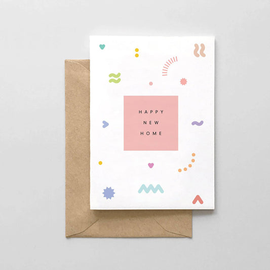 Happy New Home Card - Forever Florals by East Olivia - Dried Flower Arrangements