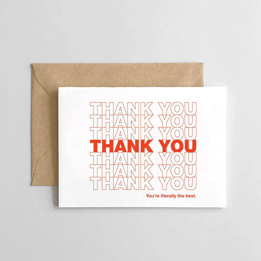Thank You Repeat Card - Forever Florals by East Olivia - Dried Flower Arrangements